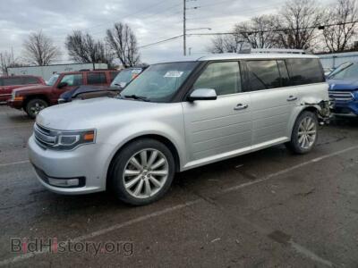 2014 Ford FLEX Flex Limit, silver — VIN 2FMGK5D86EBD40454, Copart
