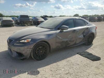 2015 Lexus IS 250, серый — VIN JTHBF1D20F5077115, Copart