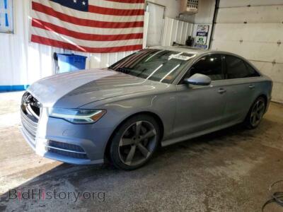 2016 Audi A6 Premium Plus, silver — VIN WAUFGAFC7GN063801, Copart