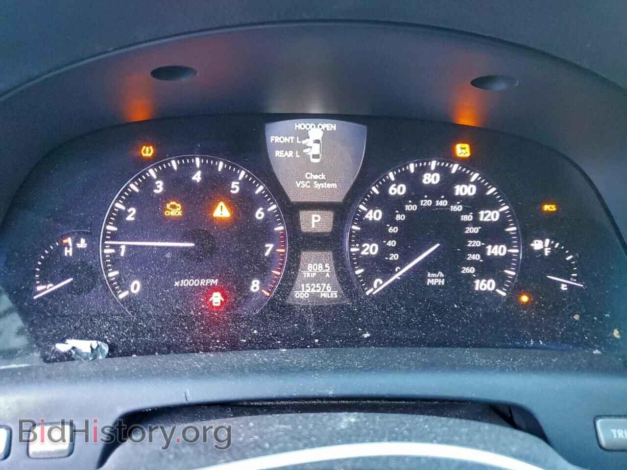 2007 LEXUS LS460 - VIN: JTHGL46F675019852 - Фото 9