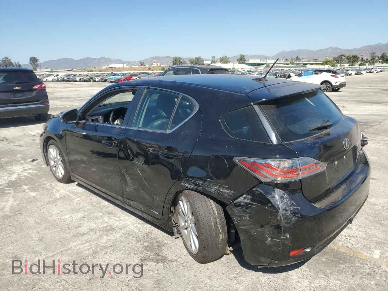 2012 LEXUS CT 200 - VIN: JTHKD5BH8C2076795 - Фото 2