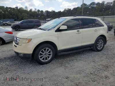 2007 Ford EDGE SEL Plus, cream — VIN 2FMDK39C87BB65650, Copart
