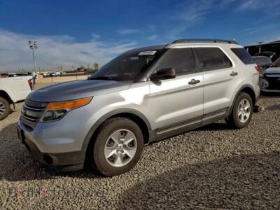 2013 Ford EXPLORER, silver — VIN 1FM5K7B89DGB62875, Copart