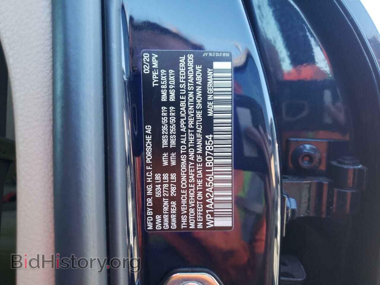 2020 PORSCHE MACAN - VIN: WP1AA2A56LLB07854 - Photo 14