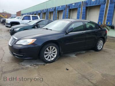 2013 Chrysler 200 Touring, черный — VIN 1C3CCBBB7DN714459, Copart