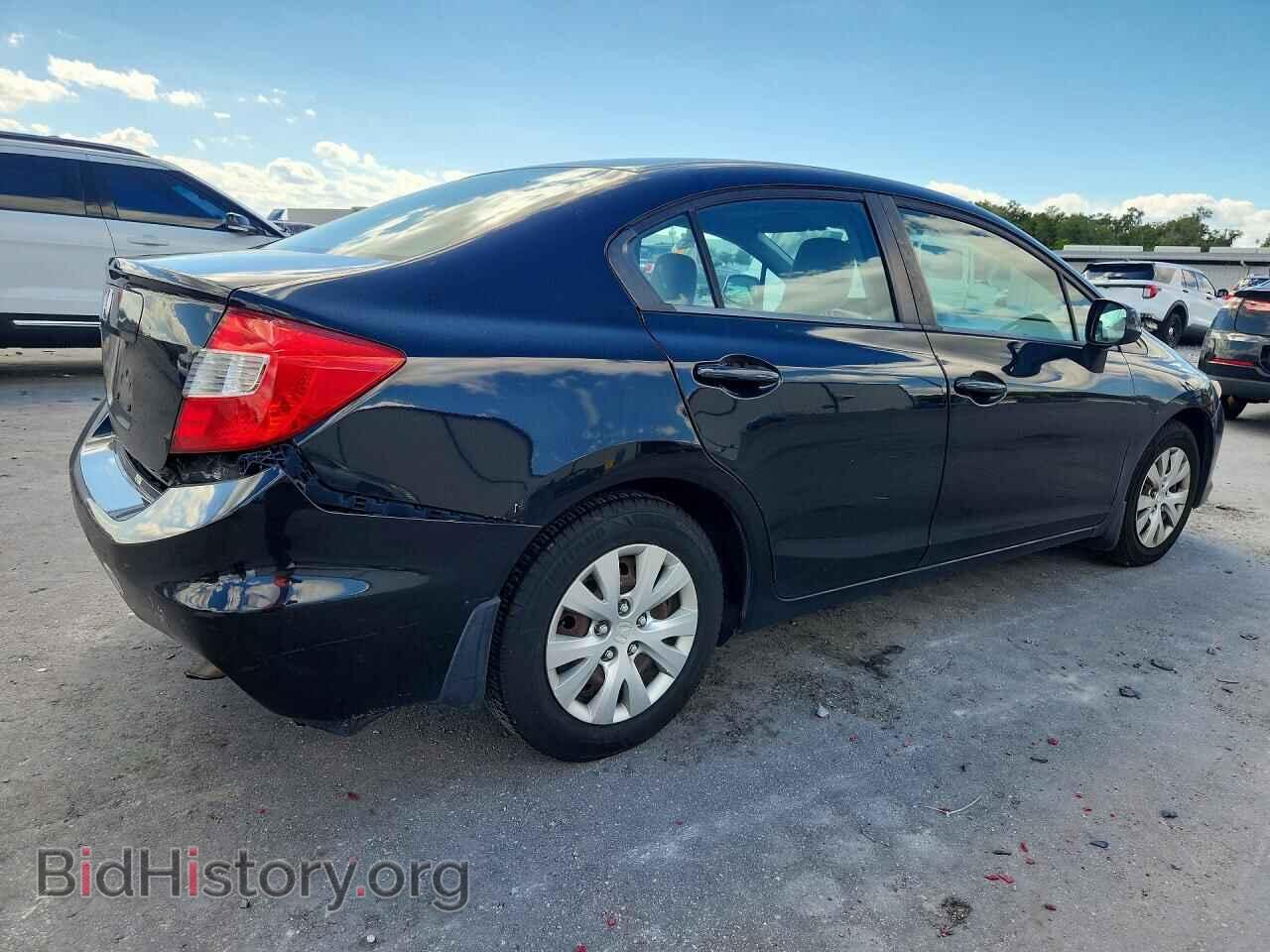 2012 HONDA CIVIC - VIN: 19XFB2F58CE011715 - Фото 3