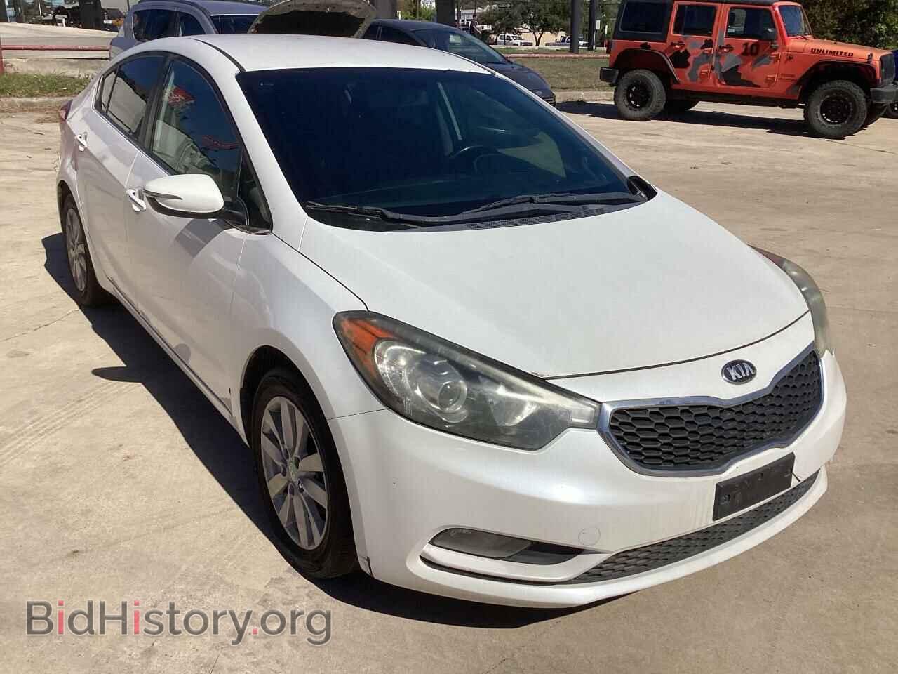 Photo KNAFX4A87E5177427 - KIA FORTE 2014