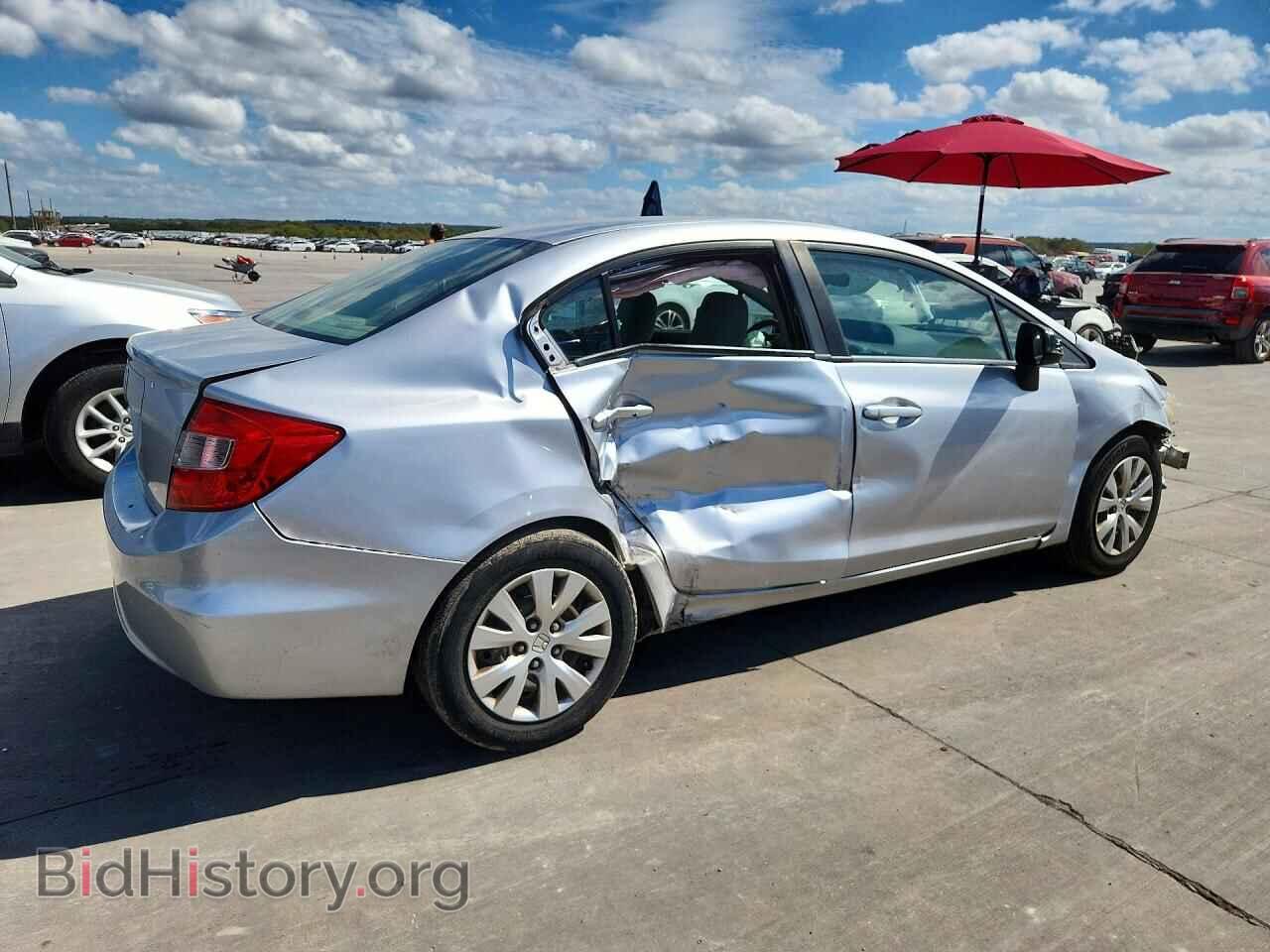 2012 HONDA CIVIC - VIN: 19XFB2F56CE374353 - Фото 3