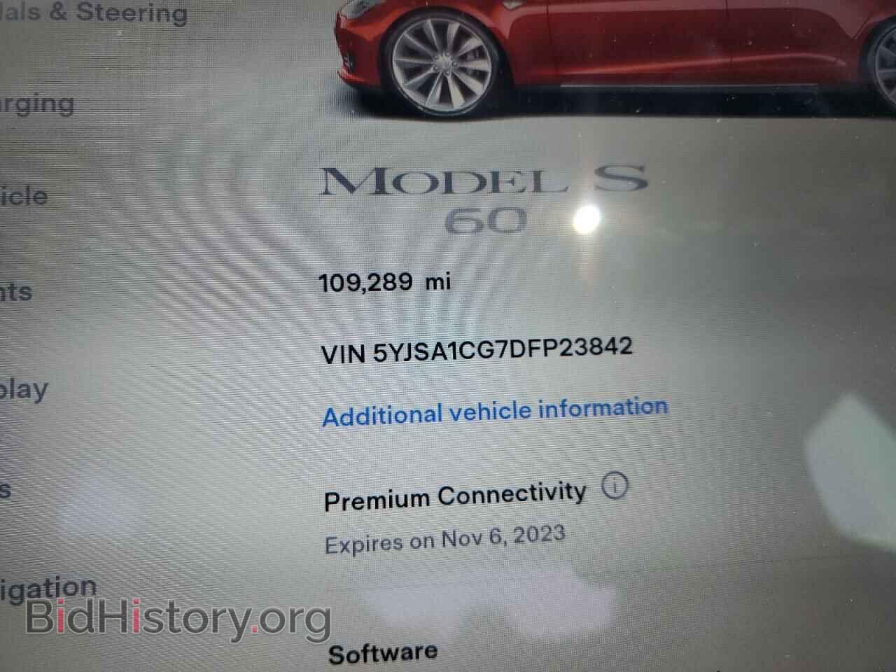 2013 TESLA MODEL S - VIN: 5YJSA1CG7DFP23842 - Фото 9