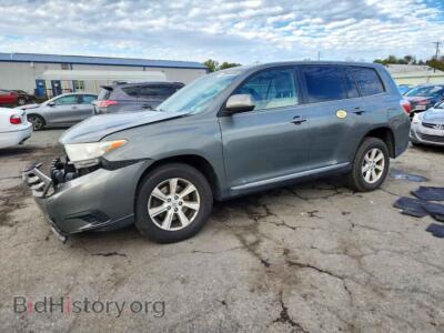 2012 Toyota HIGHLANDER Base, зеленый — VIN 5TDBK3EH3CS097246, Copart