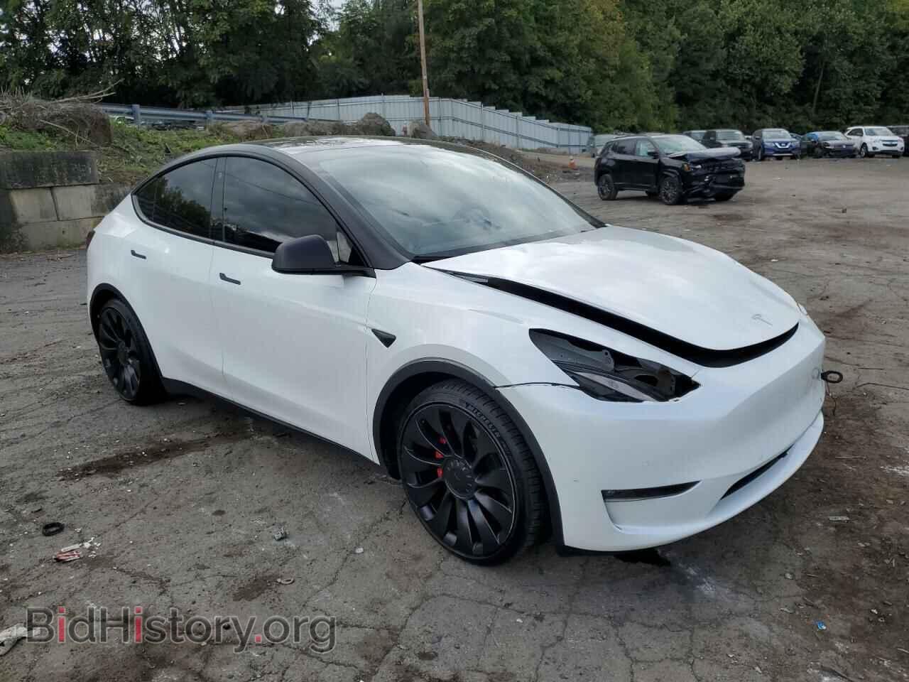 2022 TESLA MODEL Y - VIN: 7SAYGDEF5NF549174 - Фото 4