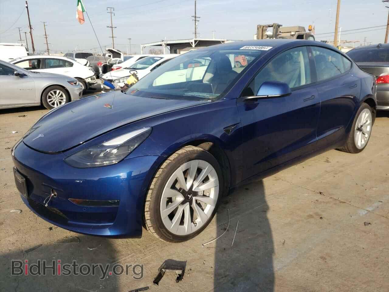 Photo 5YJ3E1EA3NF145662 - TESLA MODEL 3 2022