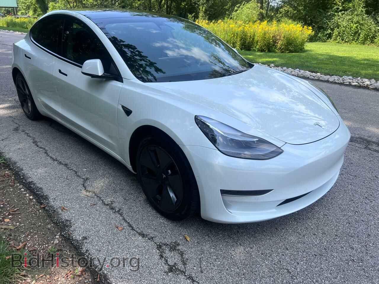 Photo 5YJ3E1EA1MF051312 - TESLA MODEL 3 2021