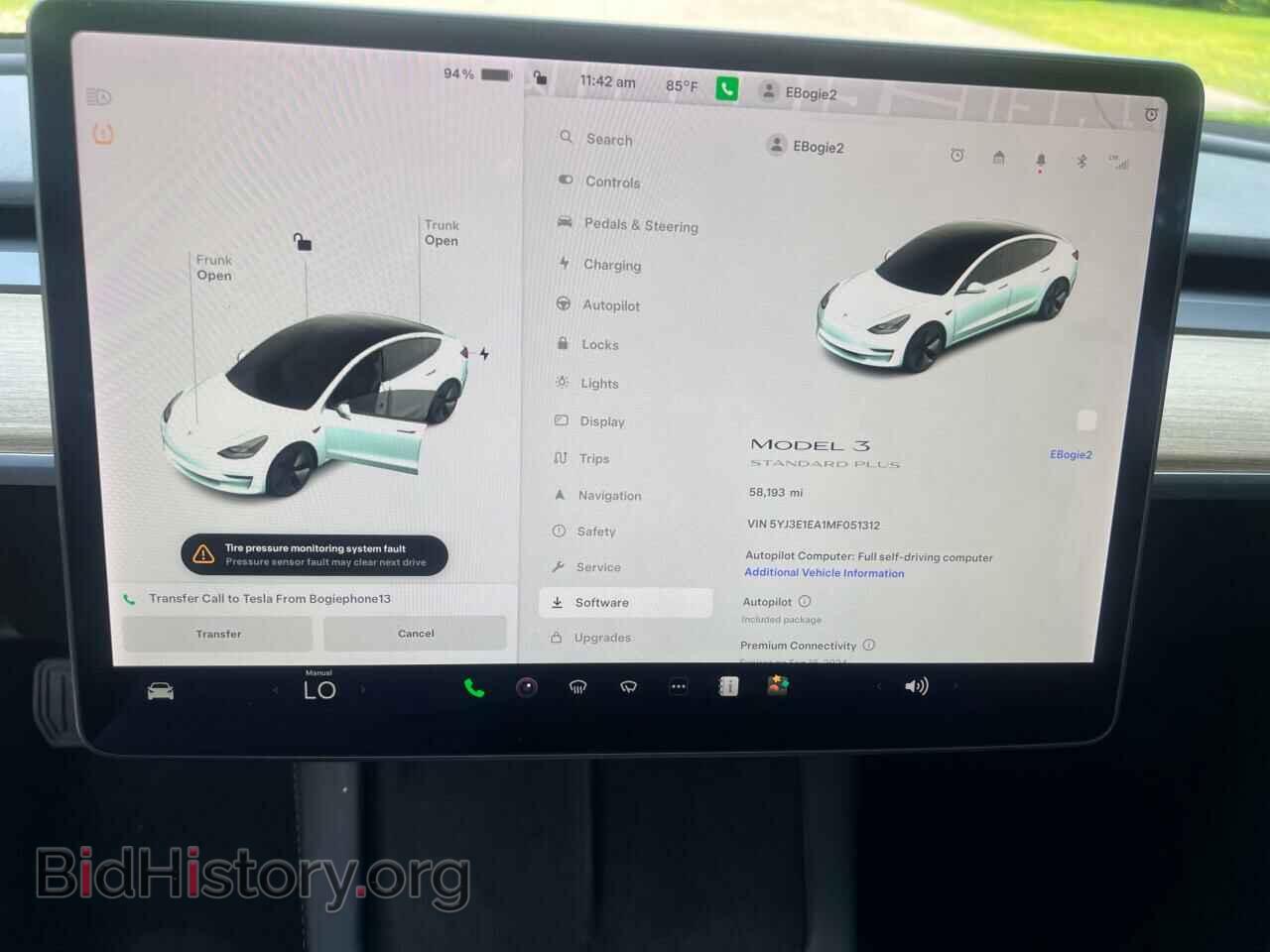 2021 TESLA MODEL 3 - VIN: 5YJ3E1EA1MF051312 - Photo 10