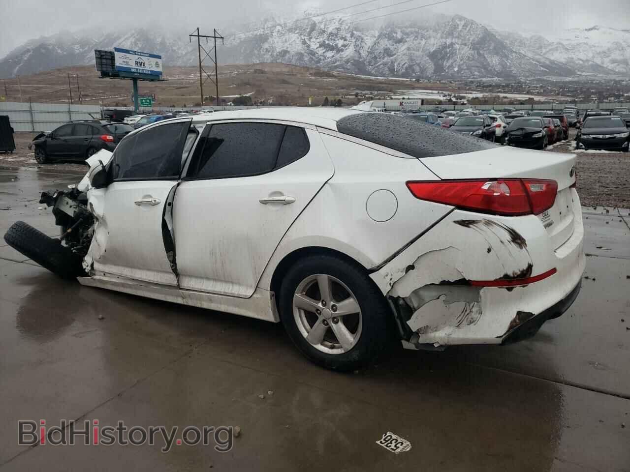 2014 KIA OPTIMA - VIN: KNAGM4A76E5454590 - Фото 2