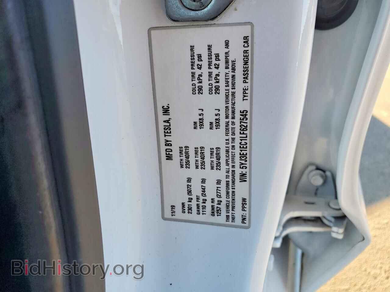 2020 TESLA MODEL 3 - VIN: 5YJ3E1EC1LF627545 - Photo 13