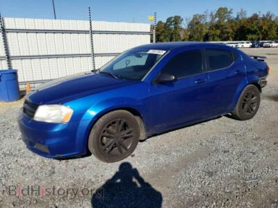 2013 Dodge AVENGER SE, blue — VIN 1C3CDZAG7DN717722, Copart