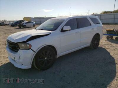 2013 Dodge DURANGO R/T, белый — VIN 1C4SDHCT5DC679317, Copart