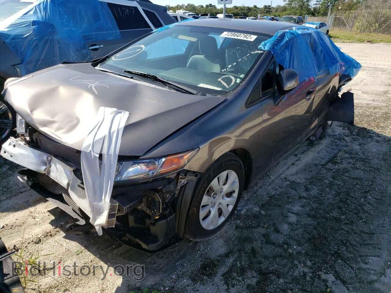 2012 HONDA CIVIC - VIN: 19XFB2F59CE369633 - Фото 2