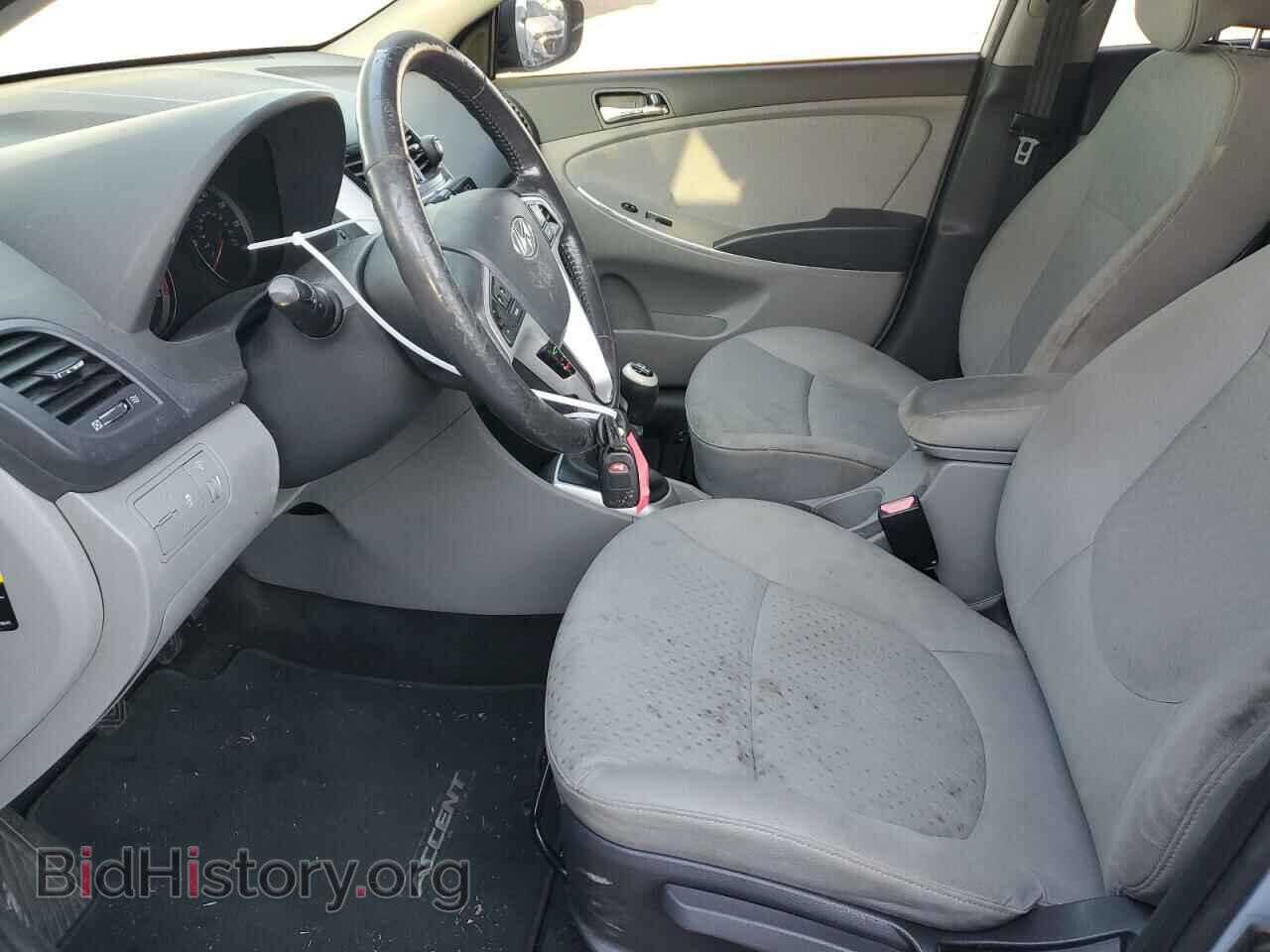 2012 HYUNDAI ACCENT - VIN: KMHCU5AE6CU020867 - Фото 7