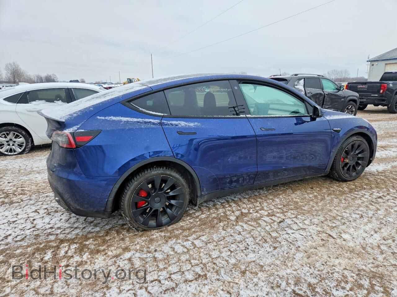 2022 TESLA MODEL Y - VIN: 7SAYGDEF4NF373766 - Фото 3