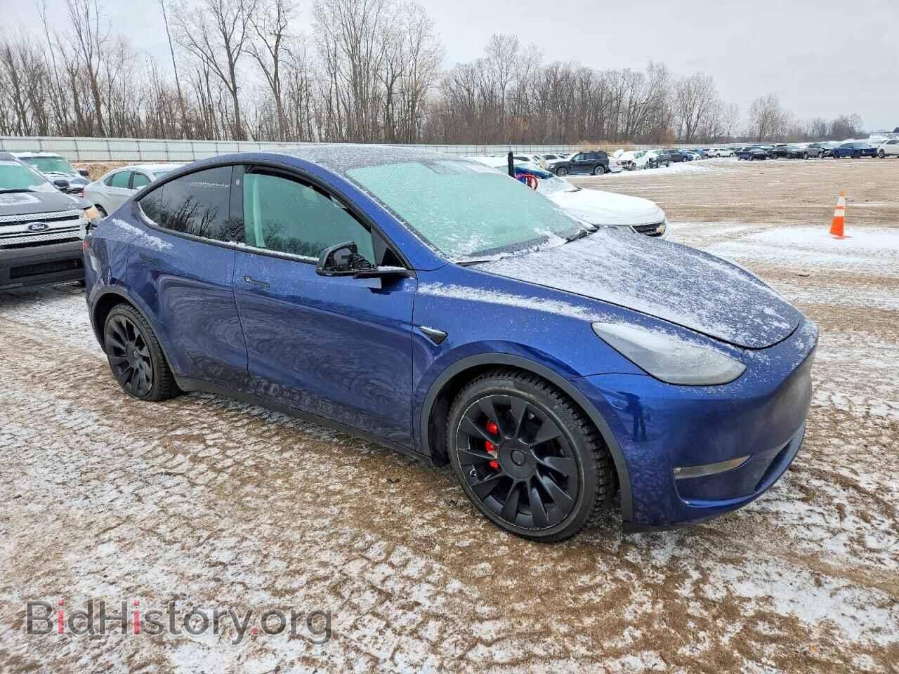 2022 TESLA MODEL Y - VIN: 7SAYGDEF4NF373766 - Фото 4