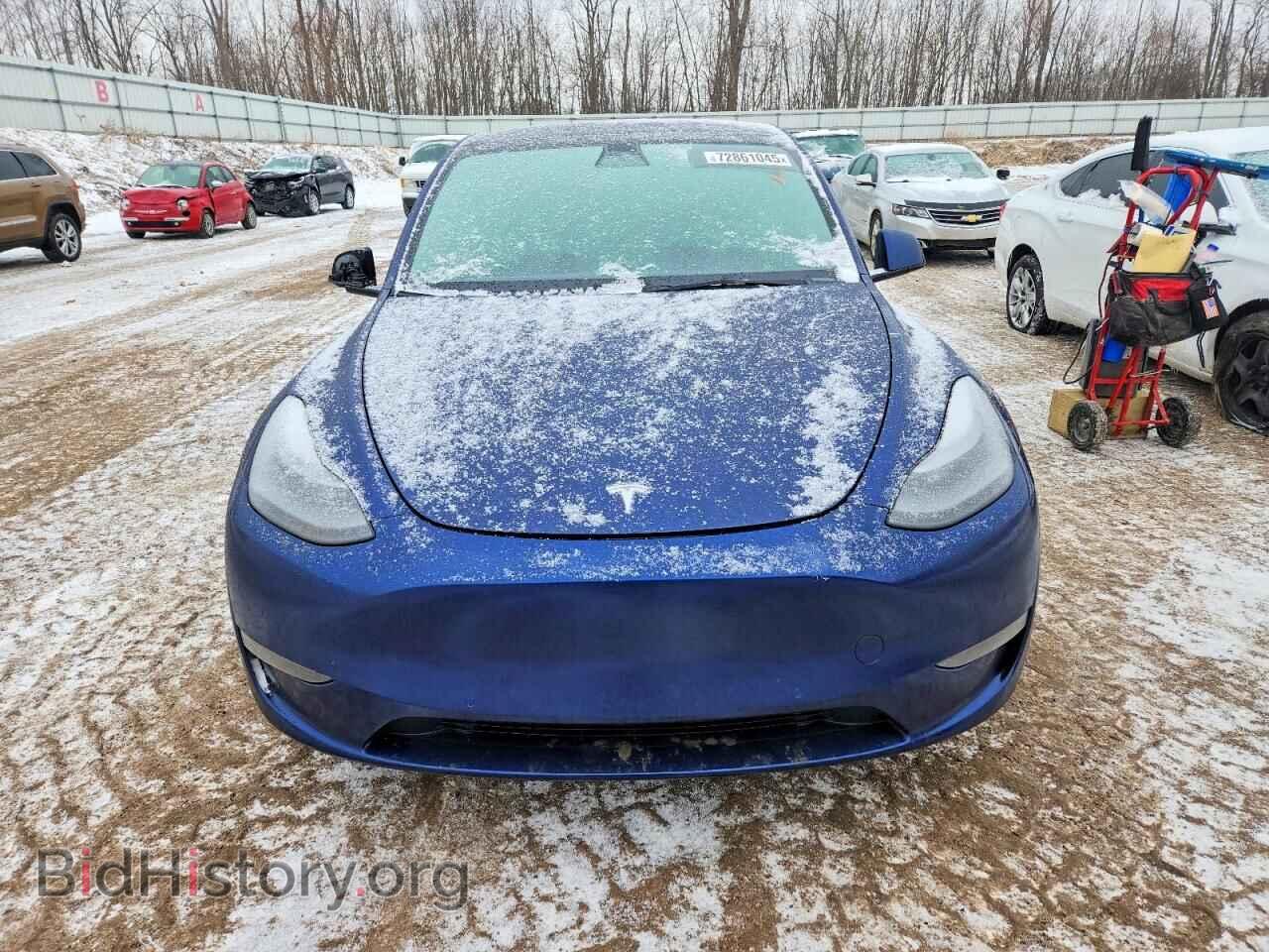2022 TESLA MODEL Y - VIN: 7SAYGDEF4NF373766 - Фото 5