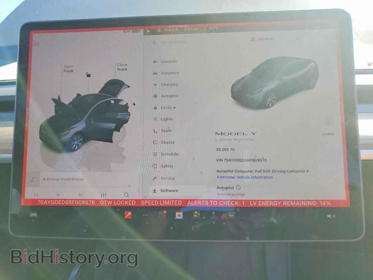 2024 TESLA MODEL Y - VIN: 7SAYGDED8RF009578 - Фото 9