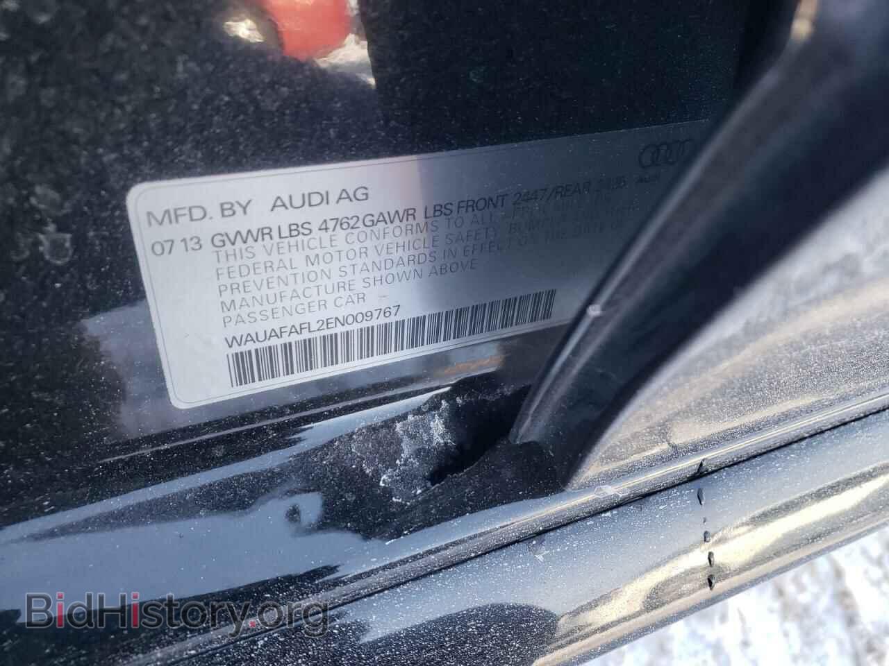 2014 AUDI A4 - VIN: WAUAFAFL2EN009767 - Фото 12