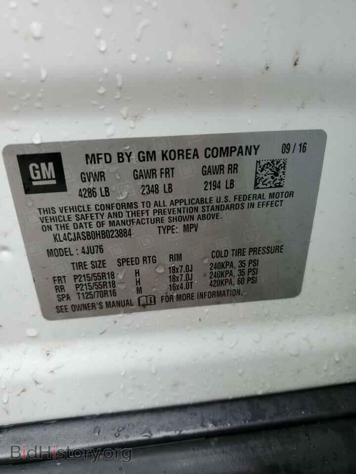 2017 BUICK ENCORE - VIN: KL4CJASB0HB023884 - Photo 12