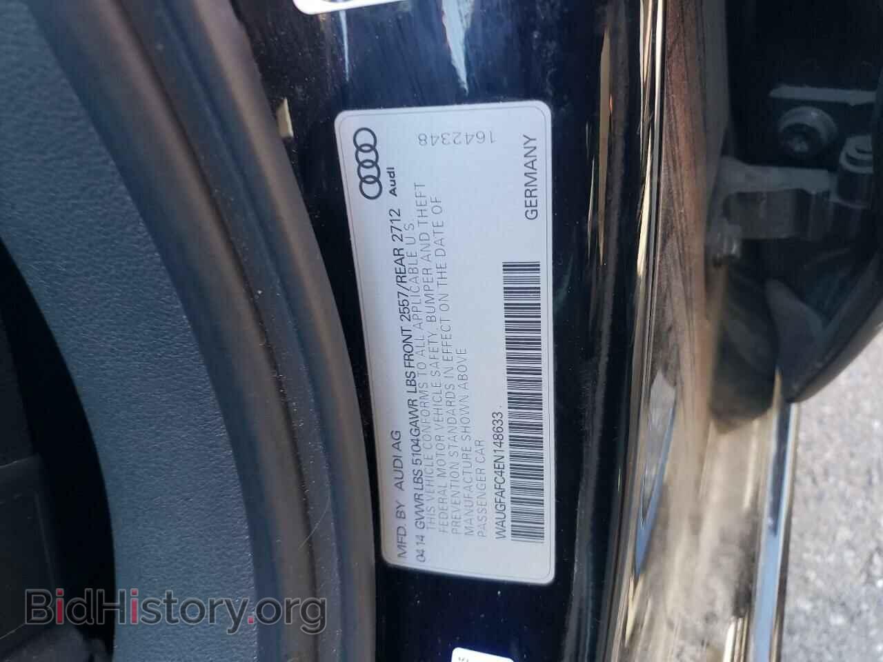 2014 AUDI A6 - VIN: WAUGFAFC4EN148633 - Photo 12