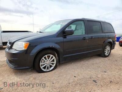 2014 Dodge CARAVAN SXT, blue — VIN 2C4RDGCG9ER404599, Copart