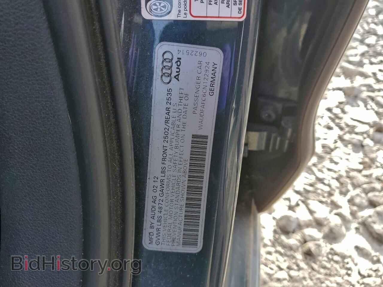 2012 AUDI A6 - VIN: WAUDFAFC6CN122924 - Photo 12