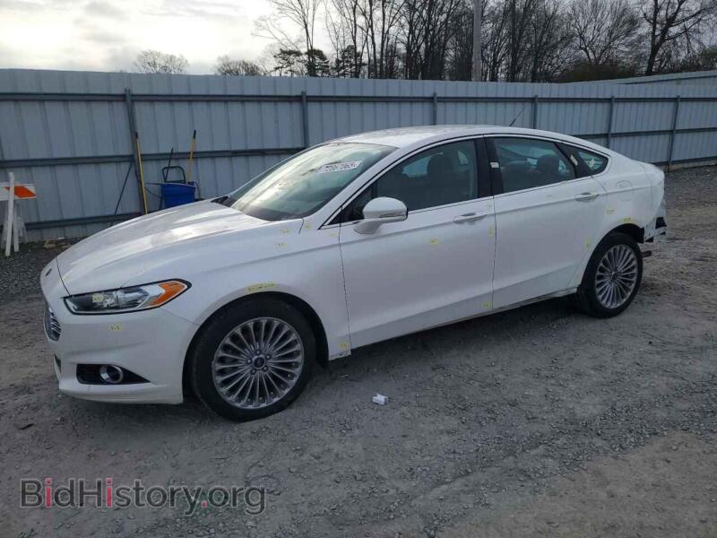 2016 Ford FUSION Titanium (VIN 3FA6P0K98GR308681) — фото 1 из 12, Copart, повреждение: задняя часть