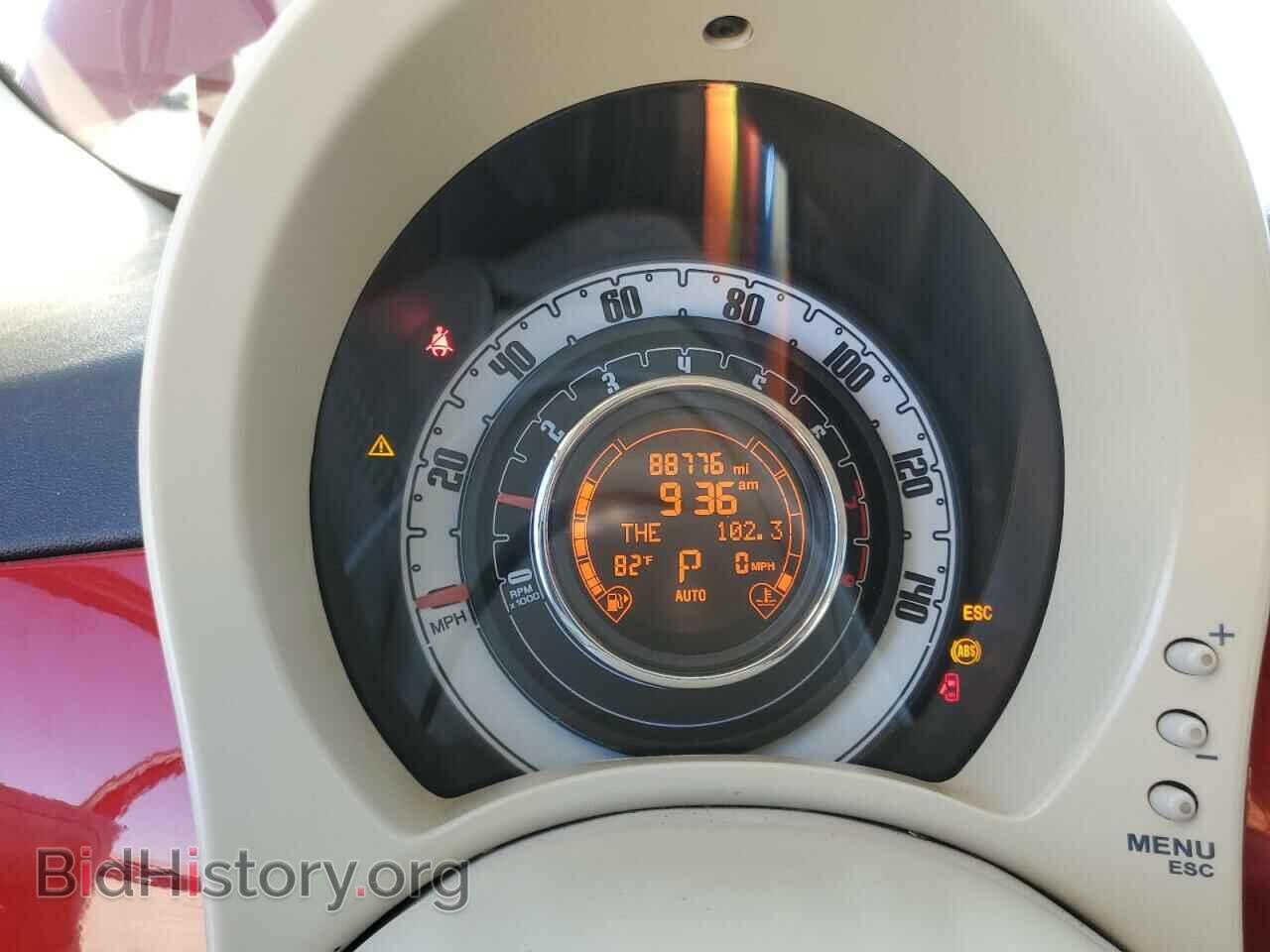 2012 FIAT 500 - VIN: 3C3CFFAR8CT359796 - Фото 9