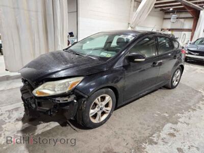 2014 Ford FOCUS SE, черный — VIN 1FADP3K25EL307494, Copart