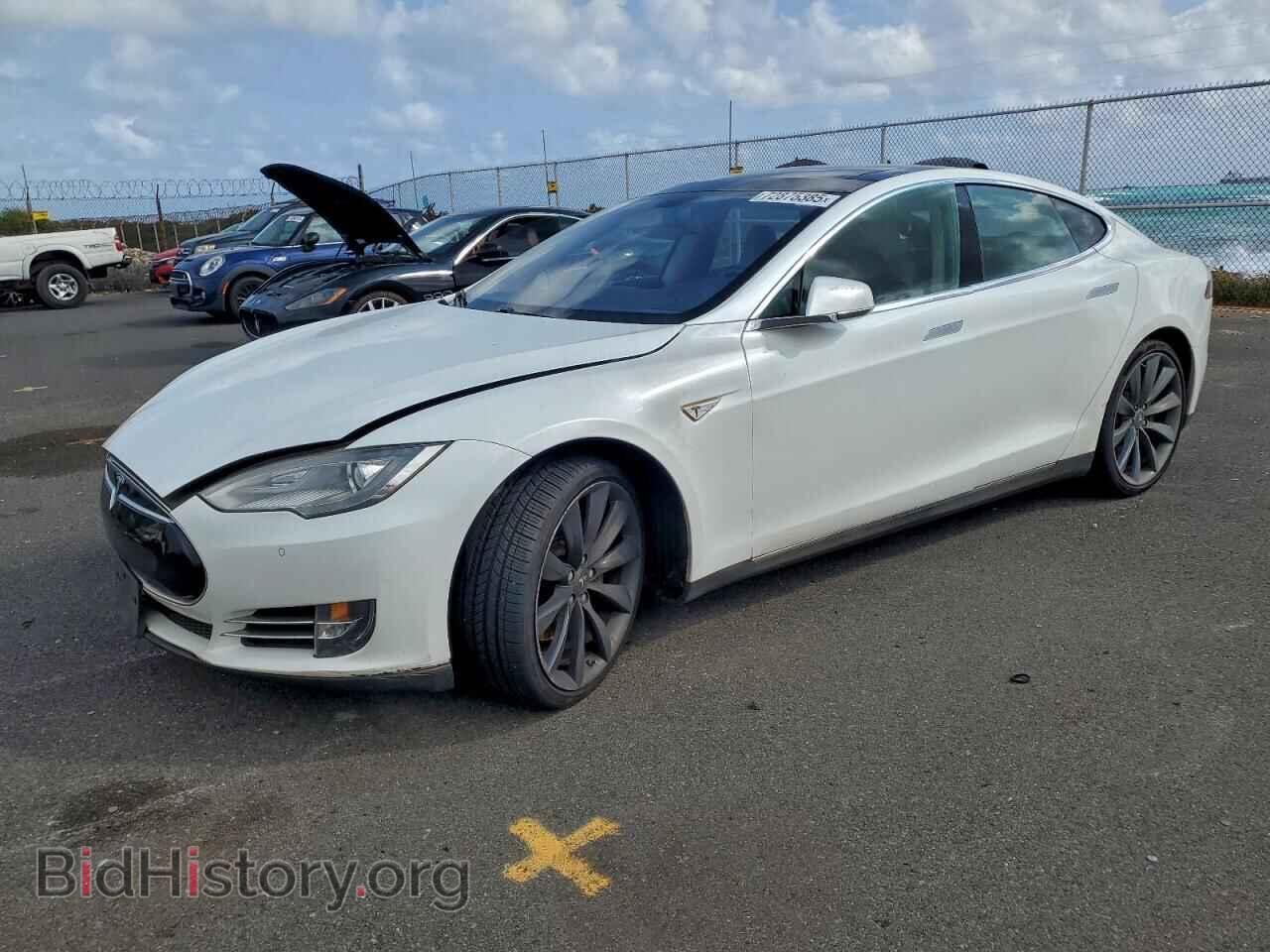 Photo 5YJSA1S18EFP43340 - TESLA MODEL S 2014