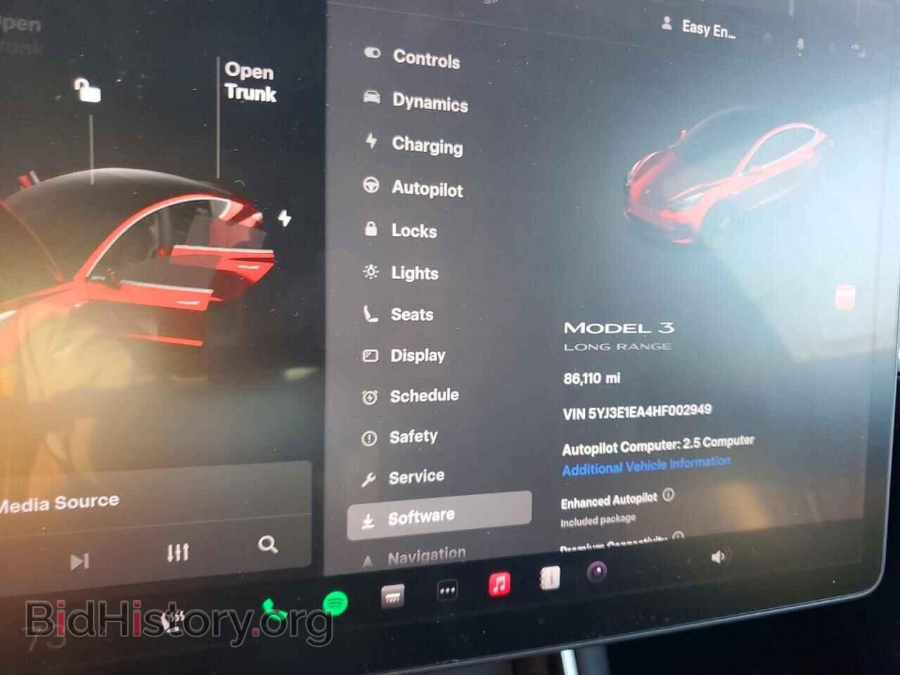 2017 TESLA MODEL 3 - VIN: 5YJ3E1EA4HF002949 - Photo 9