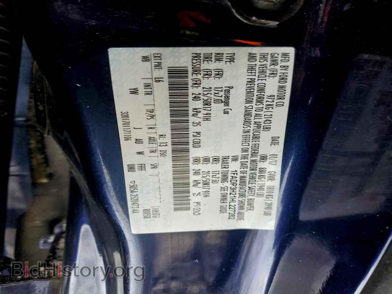 2017 FORD FOCUS - VIN: 1FADP3H21HL227282 - Фото 12