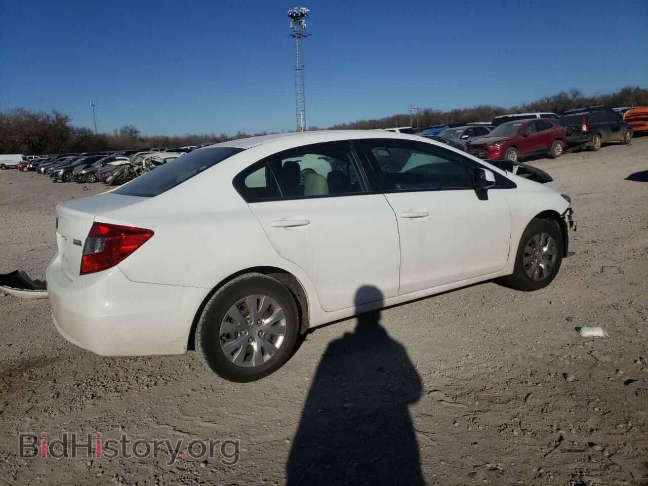 2012 HONDA CIVIC - VIN: 2HGFB2F52CH326872 - Фото 3