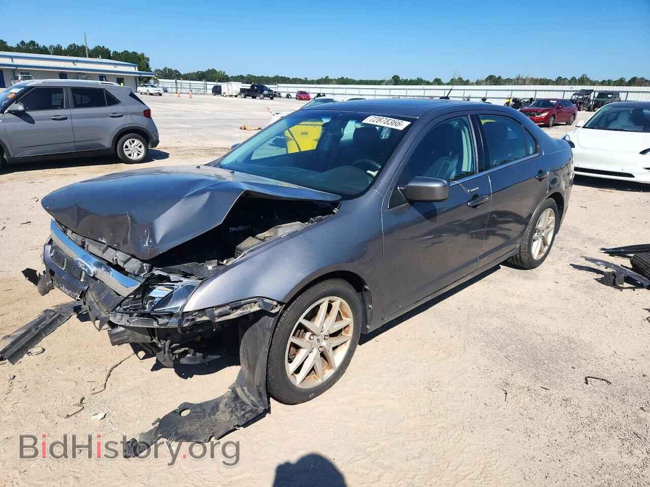 2011 Ford FUSION SEL (VIN 3FAHP0JA3BR119465) — photo 1 of 13, Copart, damage: front end