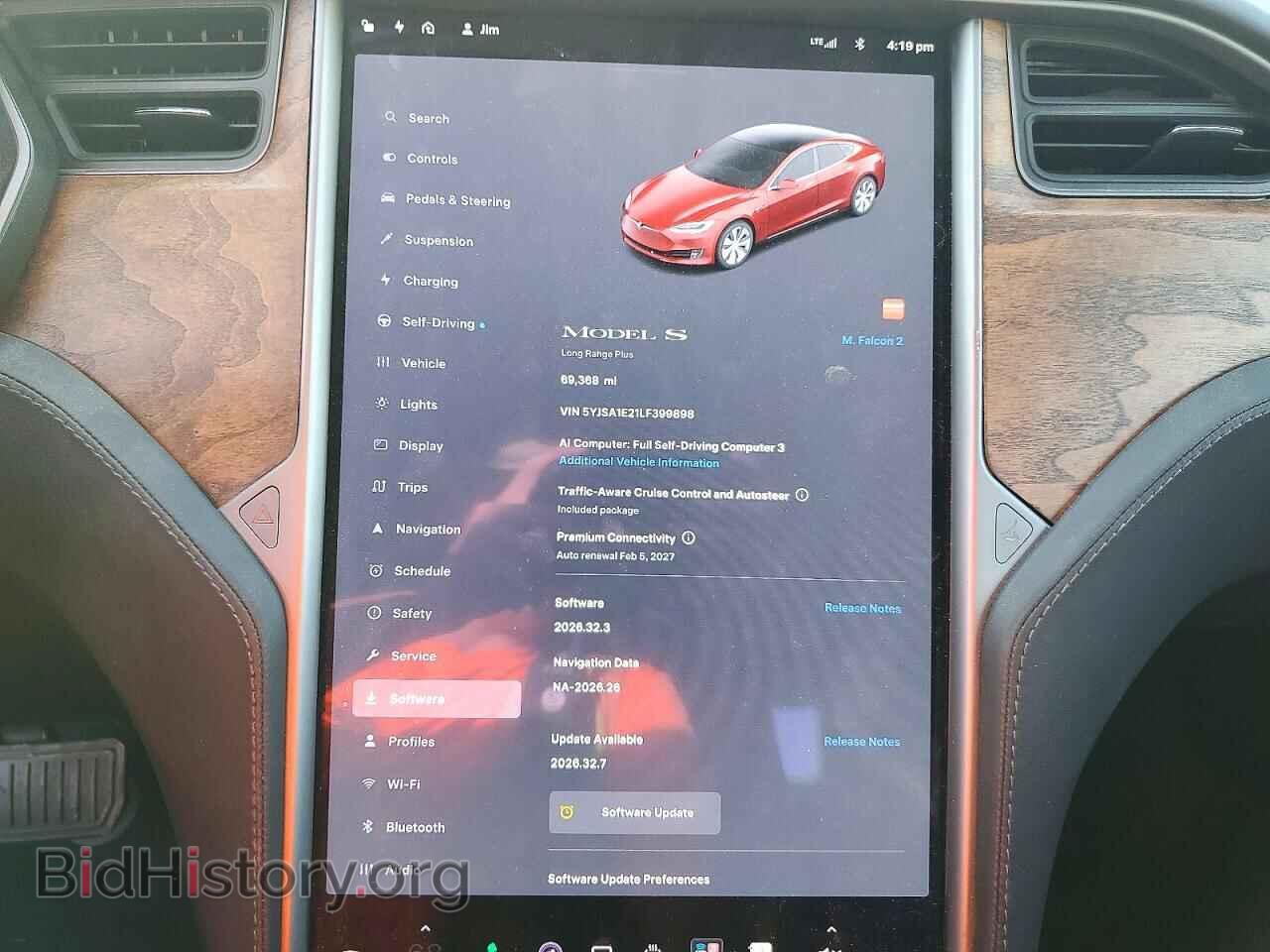 2020 TESLA MODEL S - VIN: 5YJSA1E21LF399898 - Photo 9