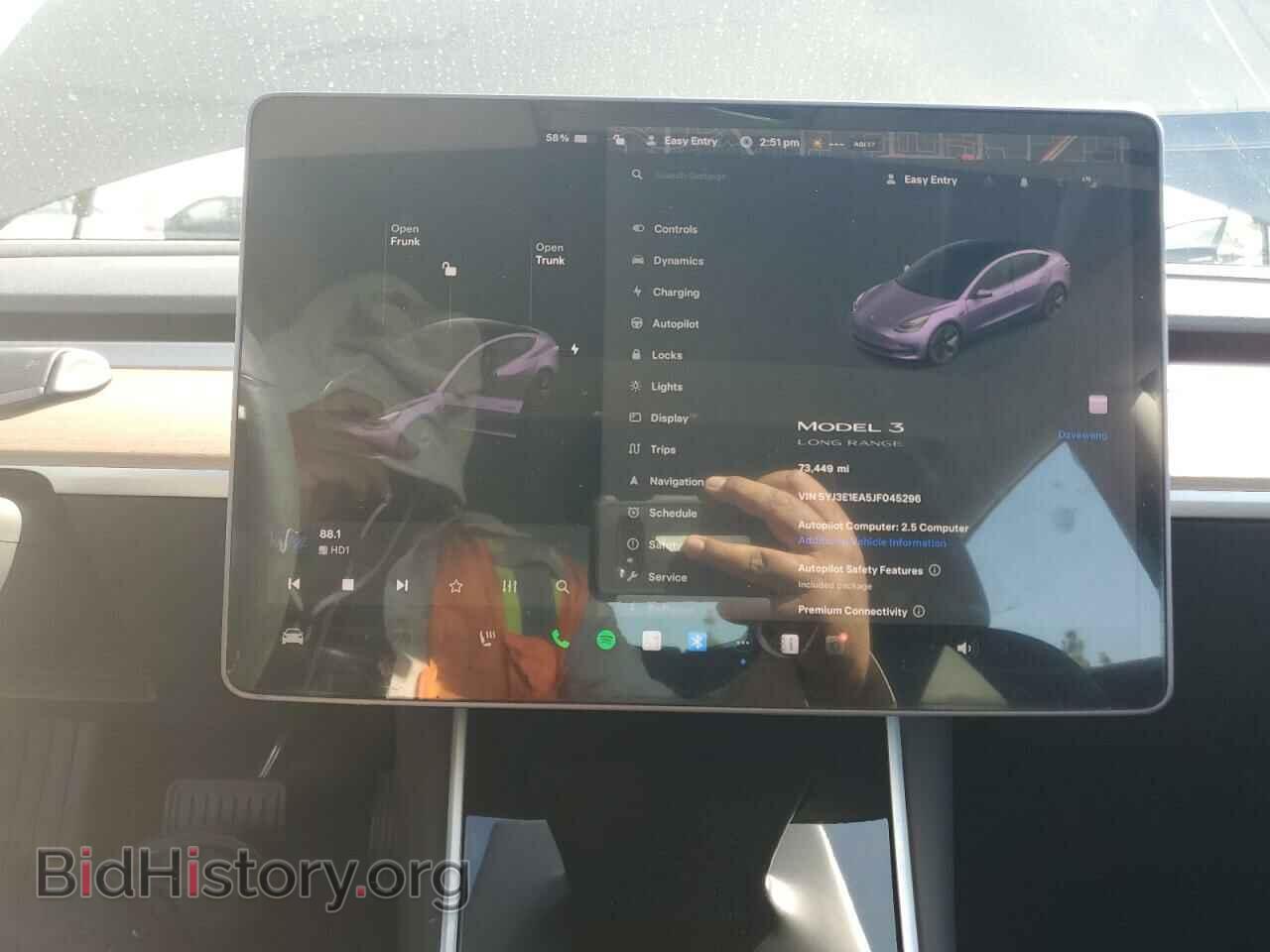 2018 TESLA MODEL 3 - VIN: 5YJ3E1EA5JF045296 - Photo 9