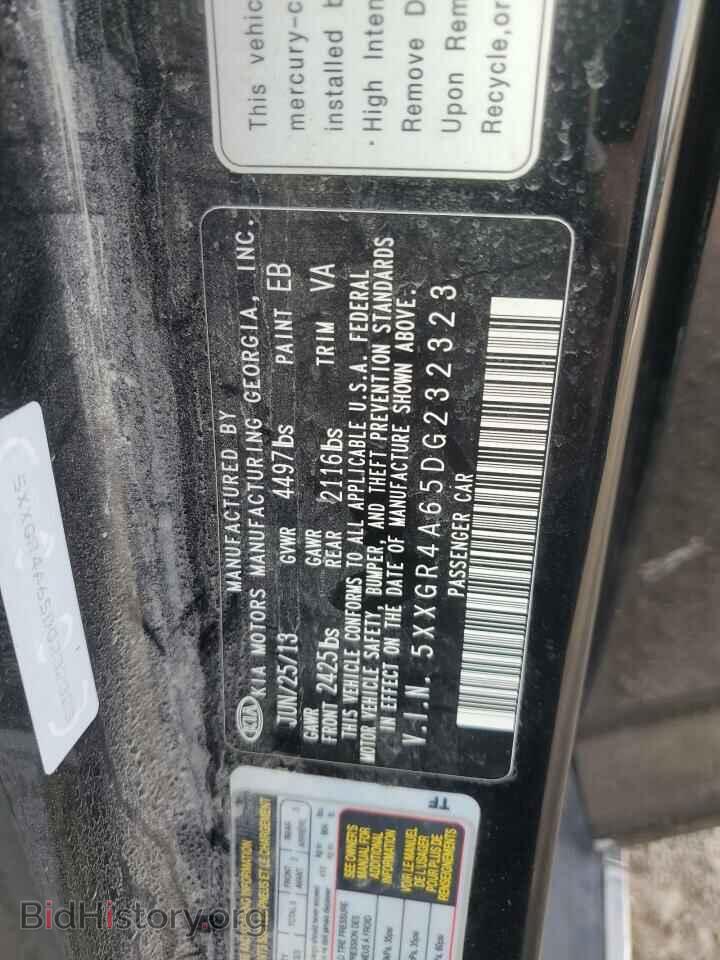 2013 KIA OPTIMA - VIN: 5XXGR4A65DG232323 - Фото 12