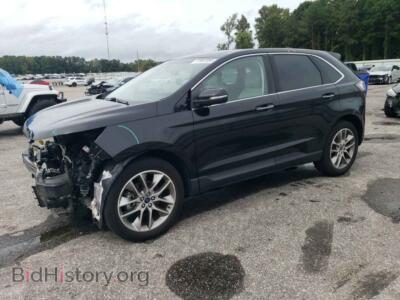 2016 Ford EDGE Titanium, черный — VIN 2FMPK3K97GBB11865, Copart