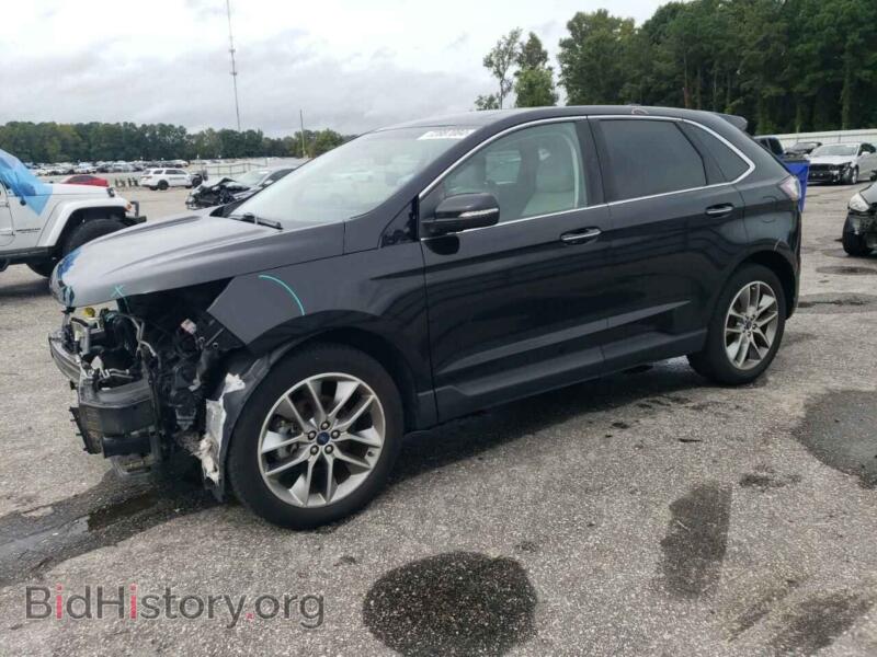 2016 Ford EDGE Titanium (VIN 2FMPK3K97GBB11865) — фото 1 из 13, Copart, повреждение: передняя часть