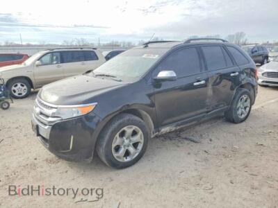2013 Ford EDGE SEL, черный — VIN 2FMDK4JC8DBC30025, Copart