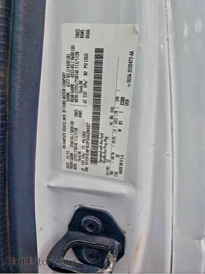 2015 FORD ALL Models - VIN: 1FDFE4FS3FDA28027 - Фото 10
