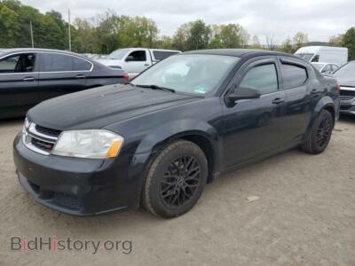 2014 Dodge AVENGER SE, black — VIN 1C3CDZAB4EN126530, Copart