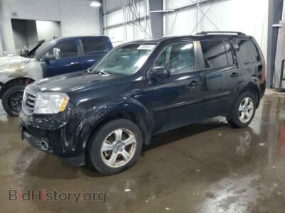 2013 Honda PILOT EXL, черный — VIN 5FNYF4H54DB025290, Copart